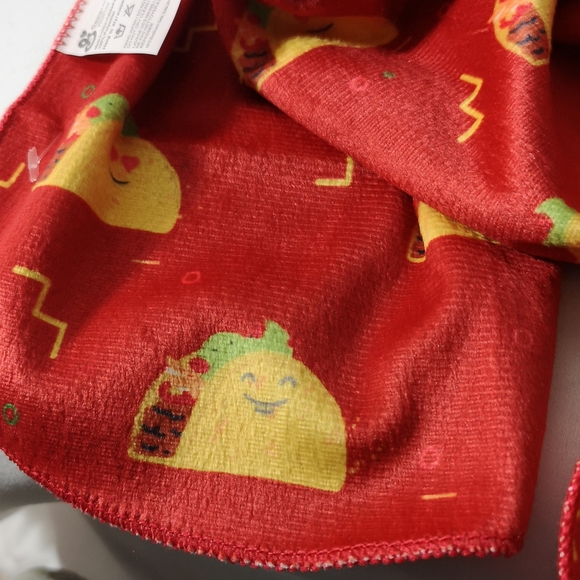 Old El Paso Taco Winter Scarf Like-new Condition by General Mills, Super Soft - Picture 2 of 4